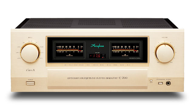 Accuphase E-700 Class A Precision Integrated Stereo Amplifier front view