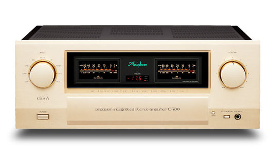 Accuphase E-700 Class A Precision Integrated Stereo Amplifier front view