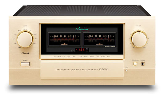 Accuphase E-800 Class A Precision Integrated Stereo Amplifier front view