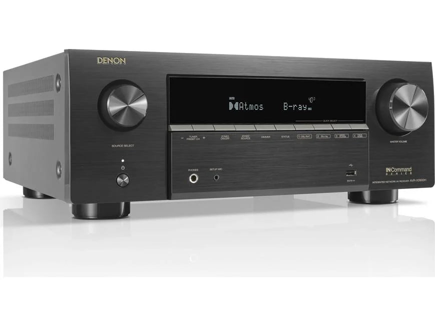 Denon AVR-X3900H angled front view