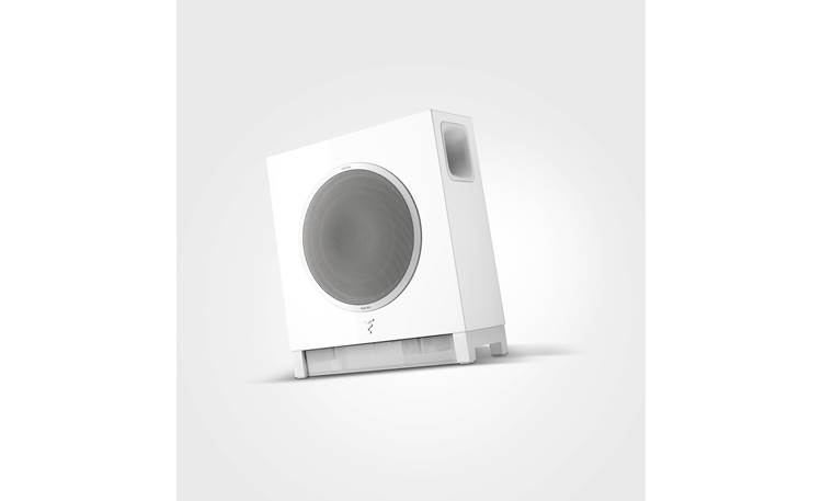 Focal Sub Air Shallow, wall-mountable wireless subwoofer -white tilted view