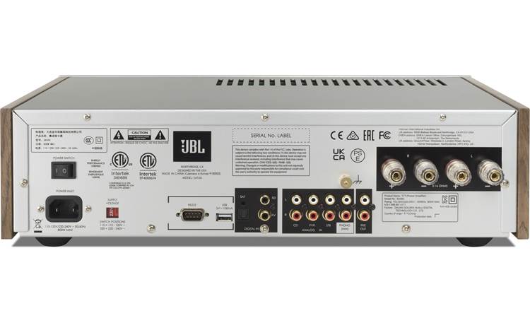 JBL SA550 Classic Integrated amplifier with Bluetooth®-rear view