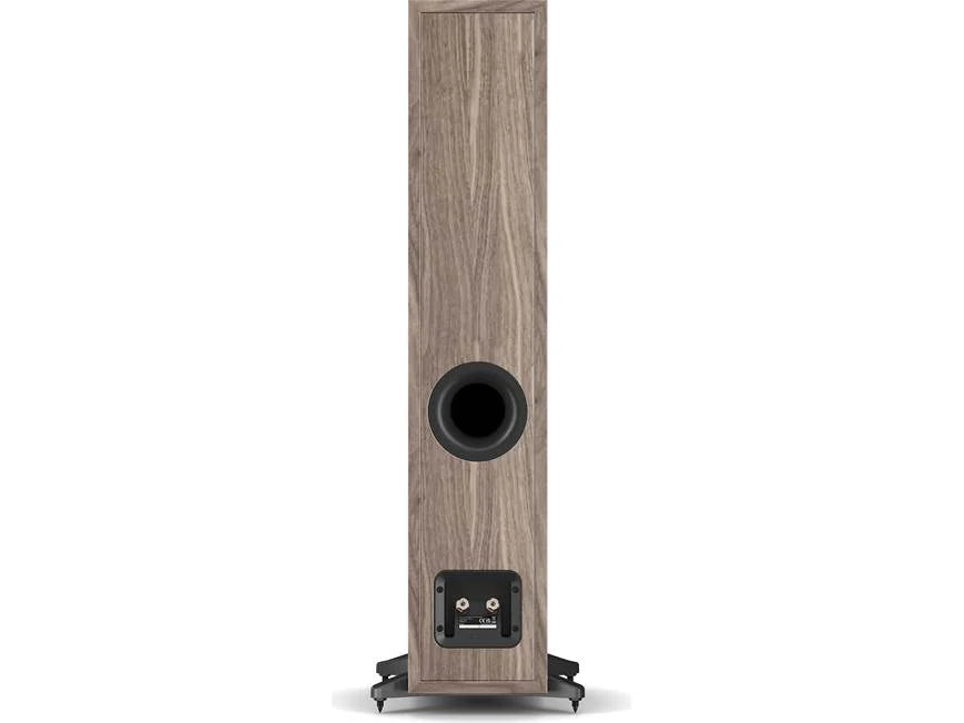 Dali Sonik 5 speakers rear view in walnut