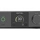 Rotel DX-3 Desktop headphone amplifier/DAC/preamp with built-in Bluetooth front view-black