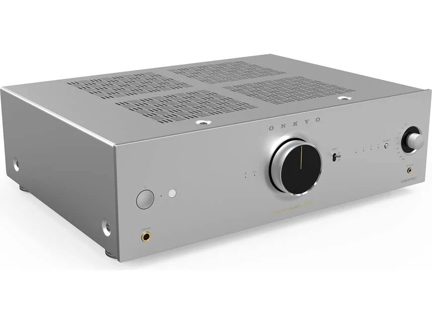 Onkyo Icon A-50 Stereo integrated amplifier Silver-alternate front view