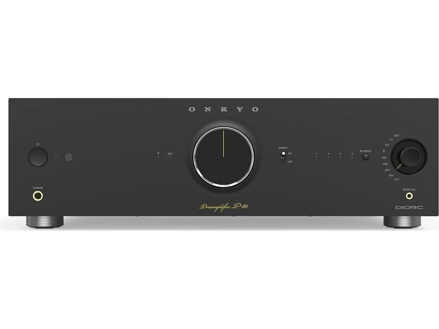 Onkyo Icon P-80 2-Channel Network Preamplifier Black-Front view