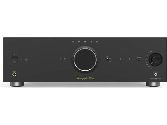 Onkyo Icon P-80 2-Channel Network Preamplifier Black-Front view