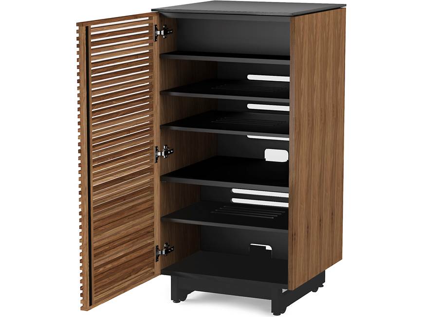 Natural Walnut open front view