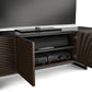 BDI Corridor 8179 chocolate walnut finish open cabinet