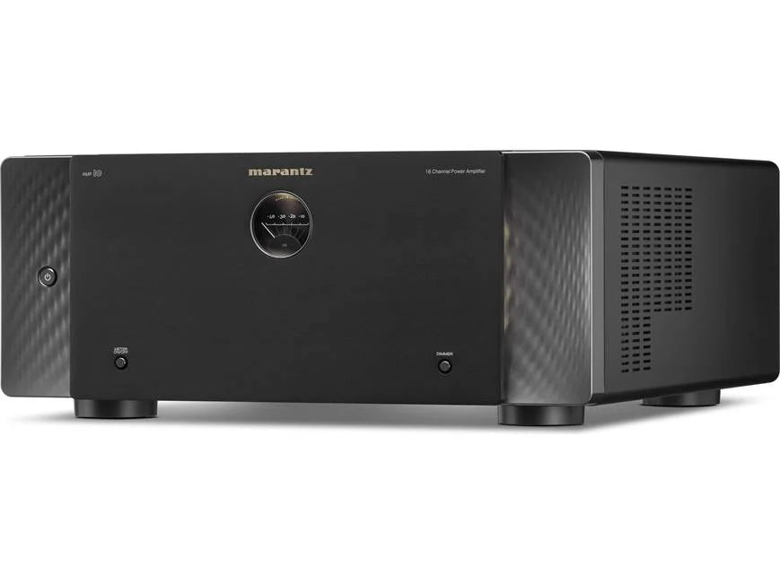 Marantz AMP 10 16-channel power amplifier angled front view