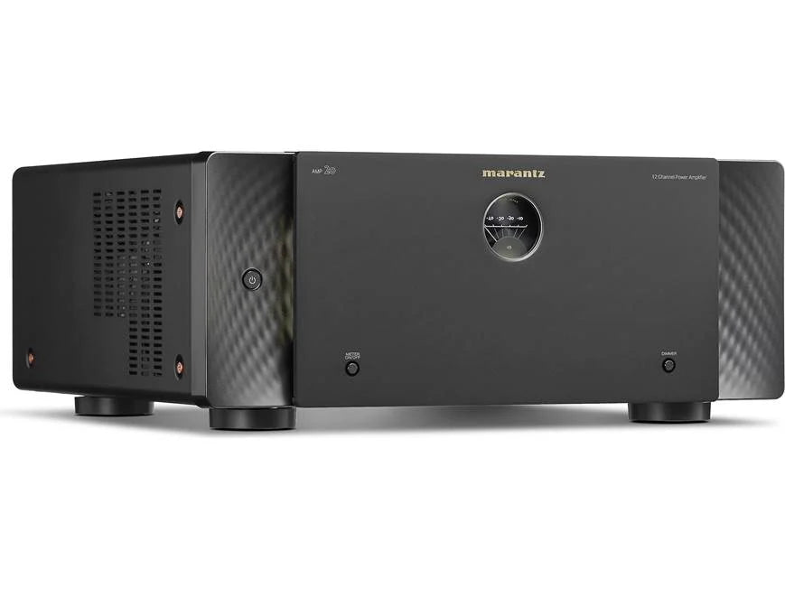 Marantz AMP 20 12-channel power amplifier angled front view