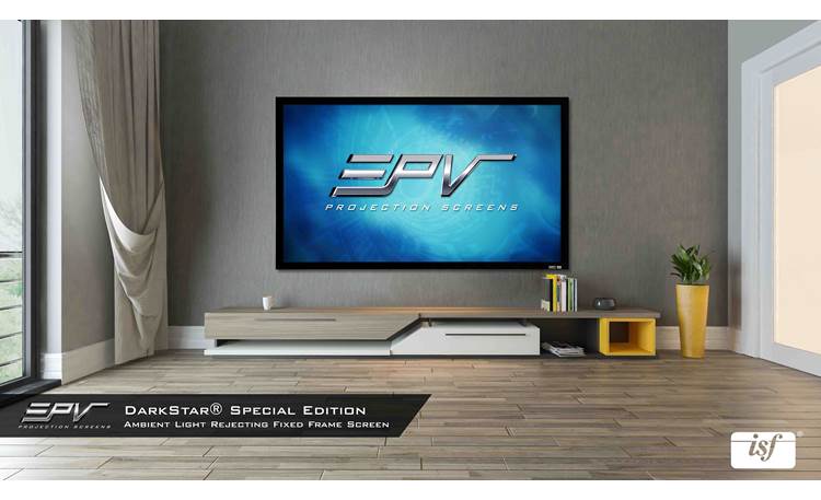 Elite Screens Special Edition DarkStar® Fixed-frame projector screen with DarkStar® 9 fabric