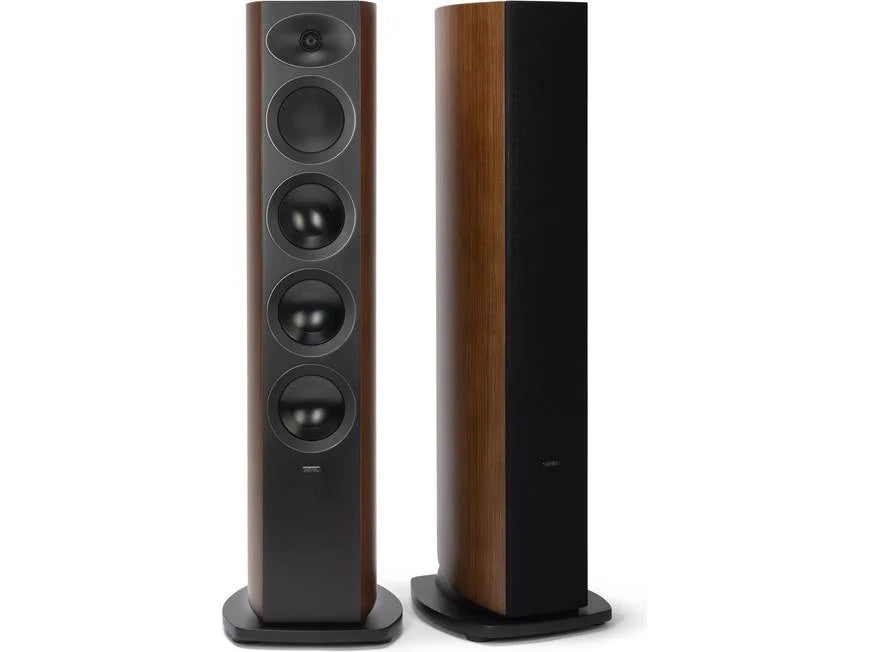 Revel Performa4 F345 walnut front view