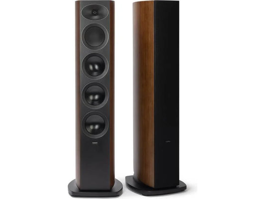 Revel Performa4 F345 walnut front view