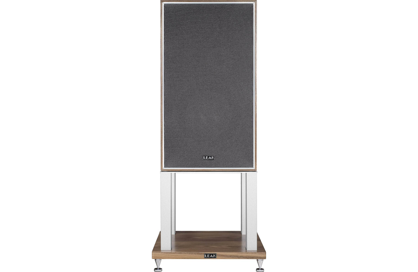 LEAK Sandwich 250 Standmount Loudspeakers - Walnut - Pair with stands