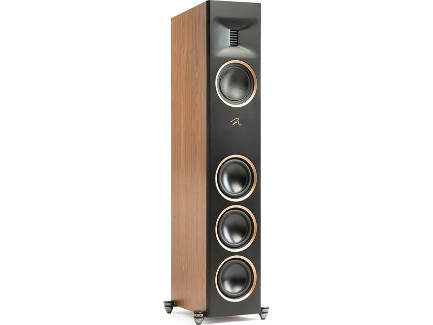 Martin Logan Motion XT F100 Floorstanding Speaker Walnut front view
