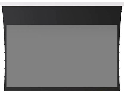 Screen Innovations Solo 3 Indoor Motorized, tab-tensioned projector screen with Slate® gray fabric