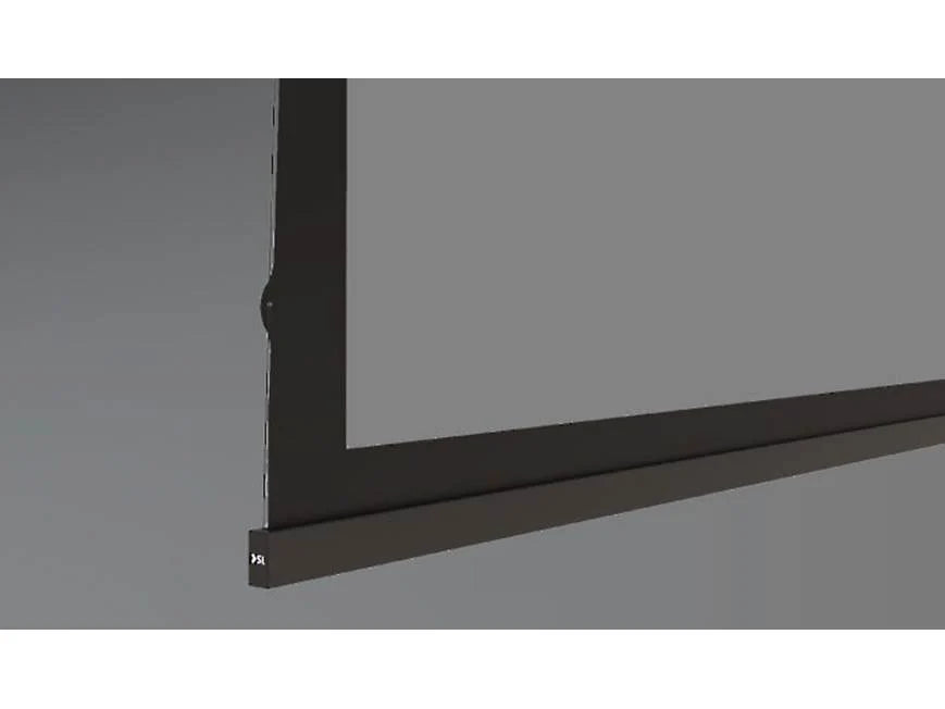 Screen Innovations Solo 3 Indoor Motorized, tab-tensioned projector screen with Slate® gray fabric