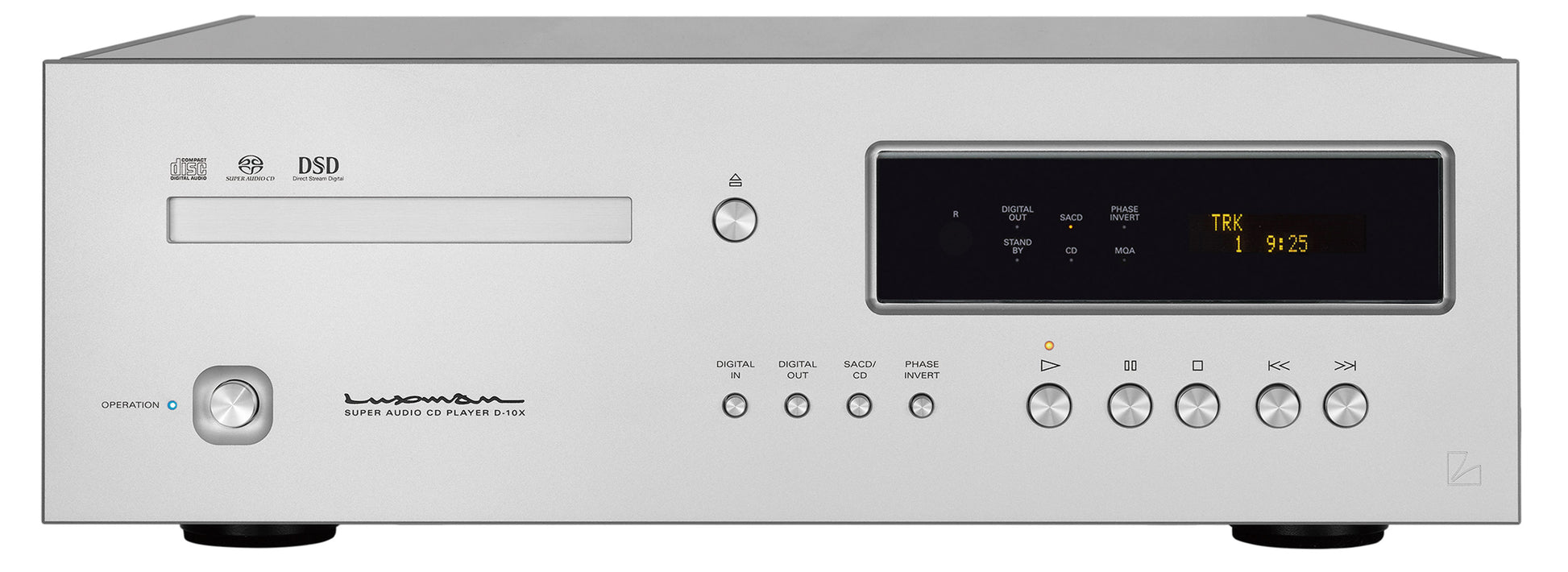 Luxman D-10X SACD player front view