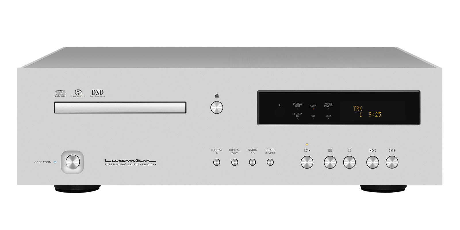Luxman D-07X SACD player front view