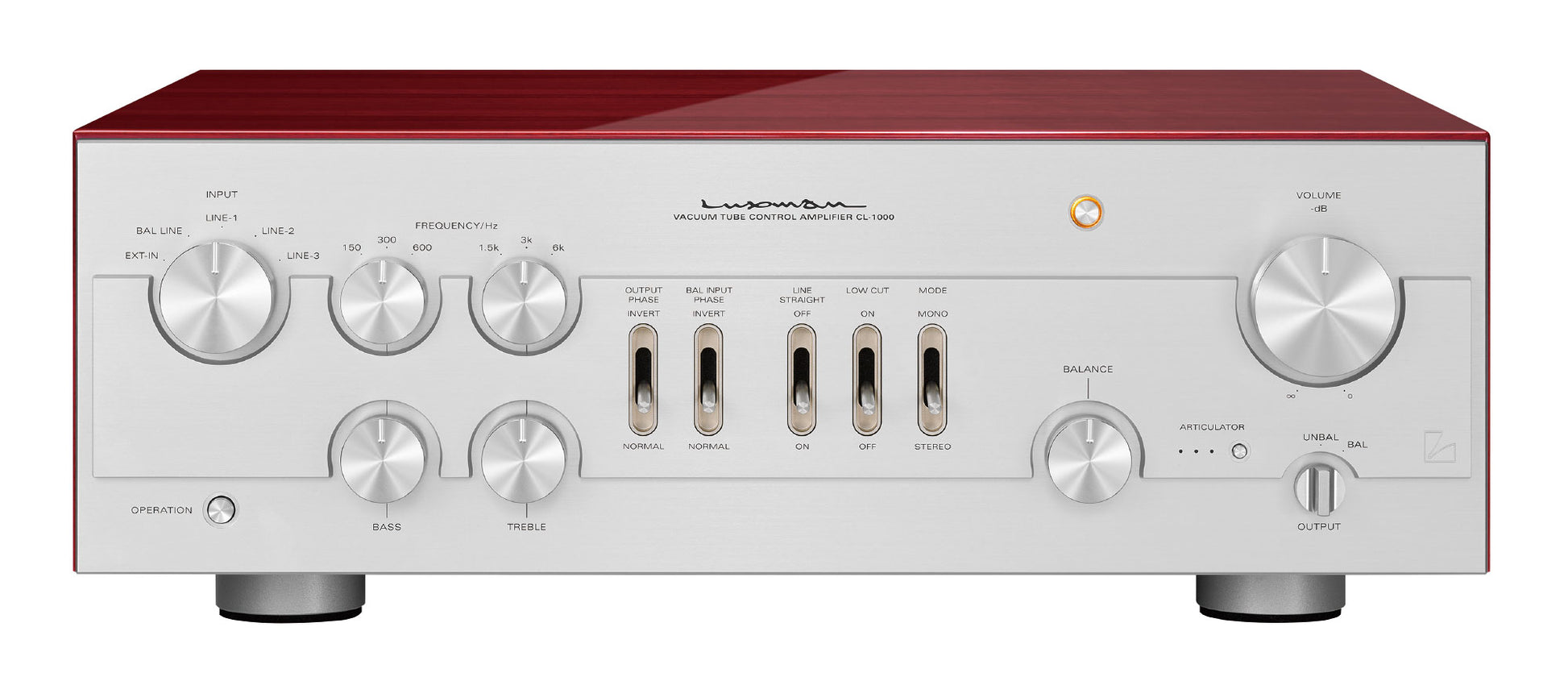 Luxman CL-1000 preamplifier front view