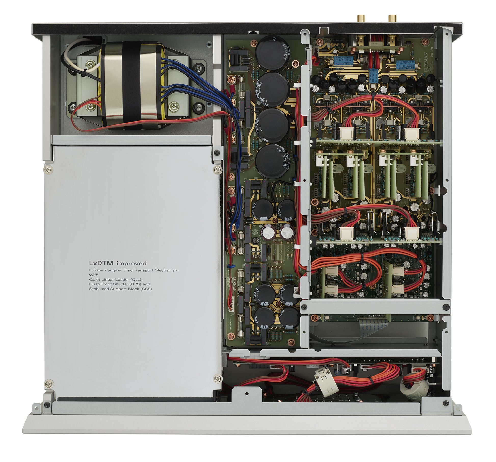 Luxman D-10X SACD playerinternal view
