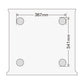Luxman L-100 CENTENNIAL Integrated Amplifier bottom drawing with measurements
