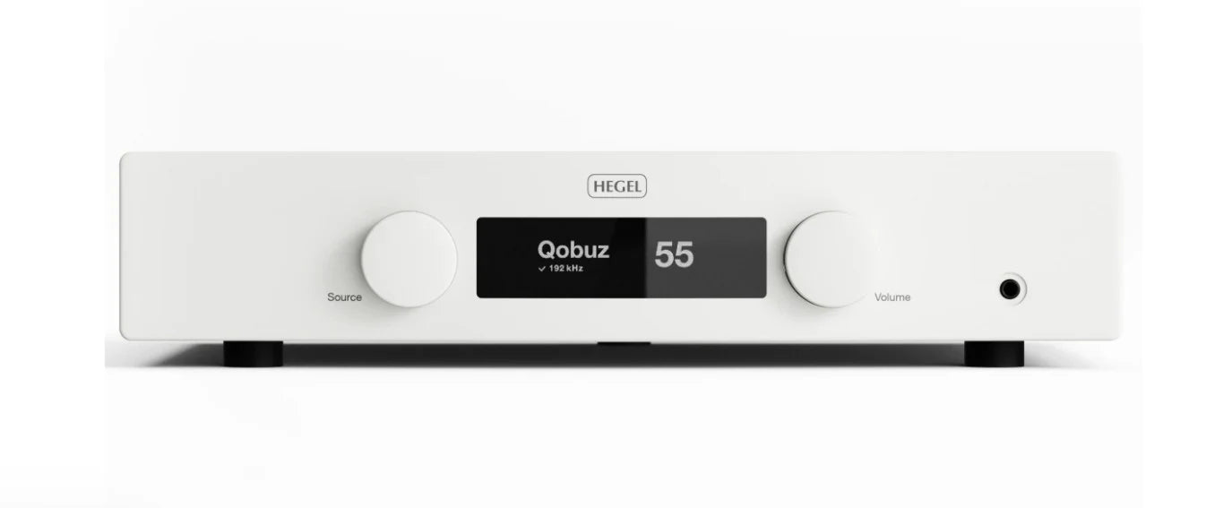 Hegel H150 Streaming Amplifier front view-black