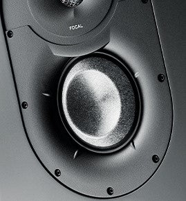 Focal Cinema LCR speaker close up of midrange driver