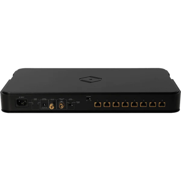 Silent Angel Bonn NX 8-Port Network Switch black rear view