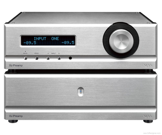 Pass Labs Xs silver front view