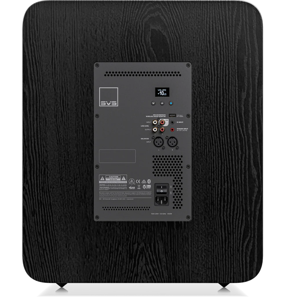 SVS PB-3000 R|Evolution subwoofer rear view