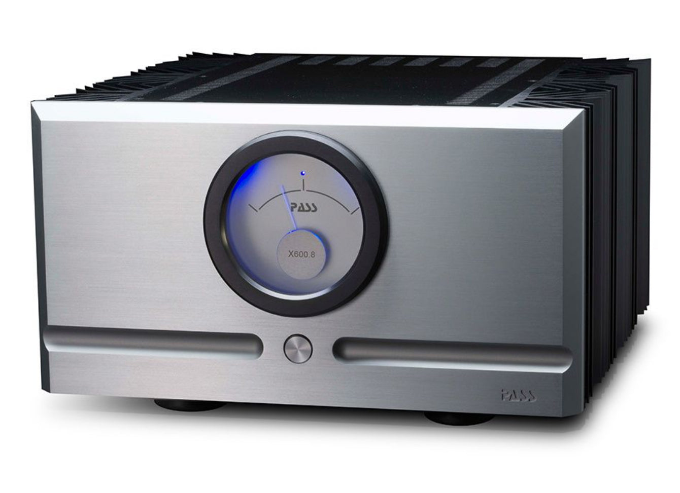 Pass Labs X600.8 silver front view