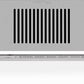Rotel RB-1582 MkII stereo amplifier front view-silver