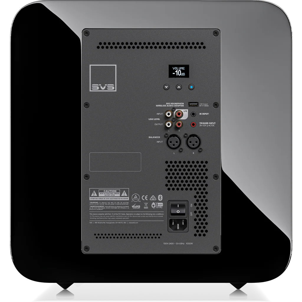 SVS SB-3000 R|Evolution subwoofer  rear view
