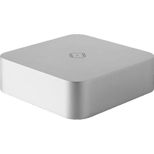 Silent Angel Bonn N8C 8-Port Network Switch silver angled view