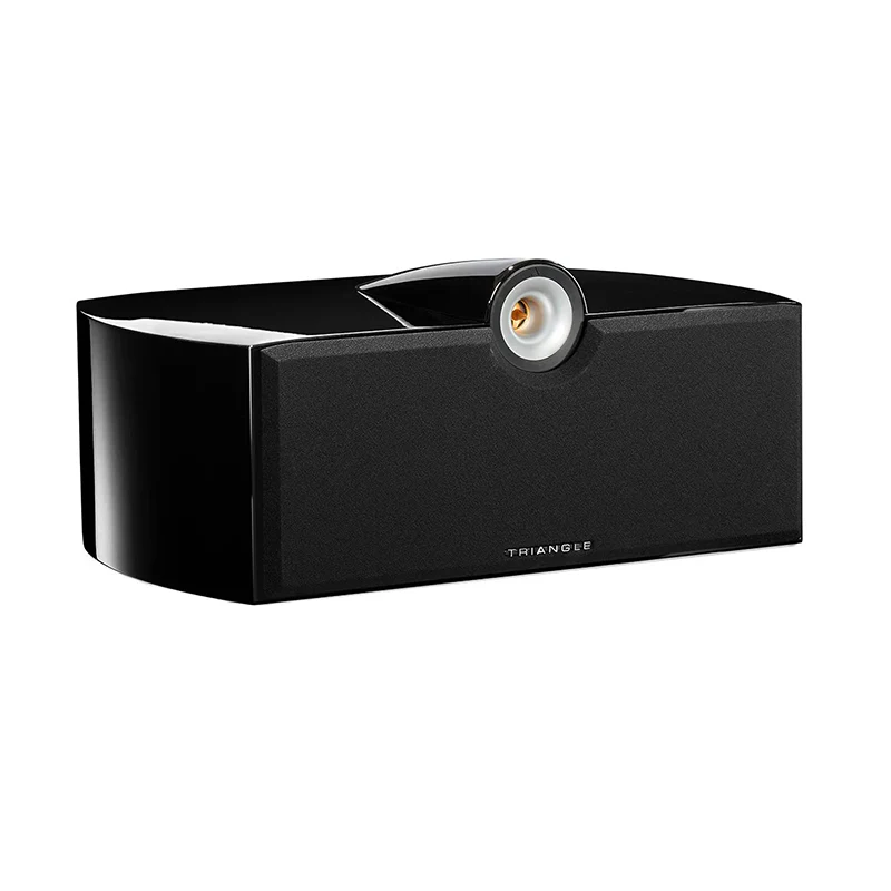 Black electronic device with 'Triangle' branding on a white background