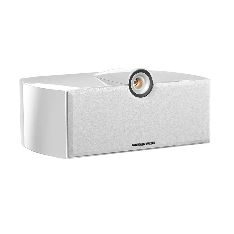 White speaker with 'Triangl' branding on a white background