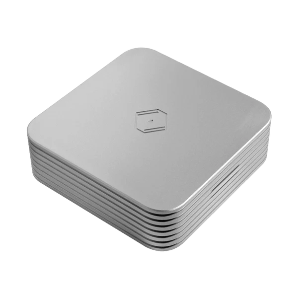 Silent Angel Rhein Z1 PLUS HiFi Music Server - 4TB SSD silver top view