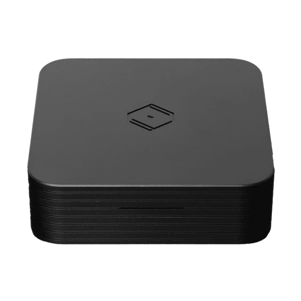 Silent Angel Rhein Z1 PLUS HiFi Music Server - 4TB SSD black angled top view