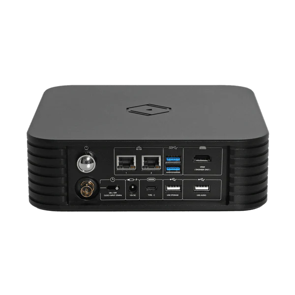 Silent Angel Rhein Z1 PLUS HiFi Music Server - 4TB SSD black rear view