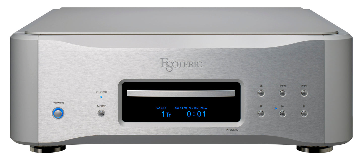 Esoteric establishes a new standard. A flagship CD/SACD player packed with new technologies. Traditional Esoteric Performance and Advanced Features VRDS-ATLAS, a superlative transport mechanism. ESOTERIC’s own, in-house designed Master Sound Discrete DAC. 