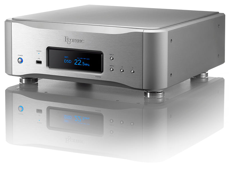 The ultimate Network x DAC only ESOTERIC could achieve An all unique circuit design called "Master Sound Discrete DAC", together with a further refined sound quality Network Module as core technology result in the ultimate Network Audio Player/DAC, the N-01XD