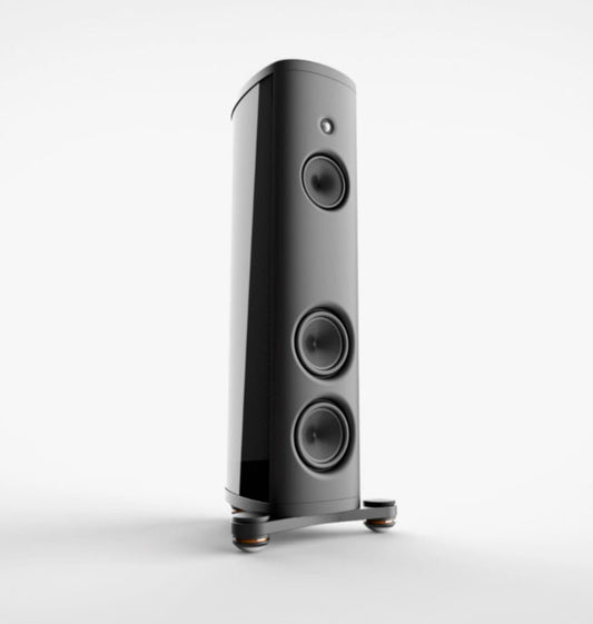 All four drivers in the M2 are acoustically integrated using Magico’s exclusive Elliptical Symmetry Crossover topology (24 dB Linkwitz-Riley) that includes state-of-the-art components from Mundorf of Germany. A purpose built sub-enclosure formed of a proprietary polymer material houses the midrange driver to optimize the control and articulation of mid-band frequencies and provides protection from the massive back wave pressure of the bass drivers. 