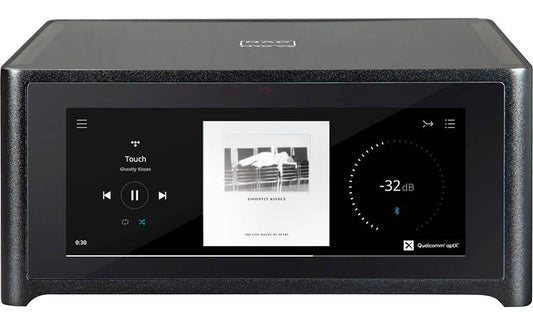 Combining a sophisticated music streamer and powerful 100-watt-per-channel amplifier in a super-stylish component, the NAD M10 V2 BluOS Streaming Amplifier is made for listening to music today. The M10 V2 is based on the acclaimed BluOS multi-room music platform, which has support for dozens of streaming services.