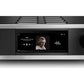 A versatile and powerful streaming amplifier The NAD Masters Series M33 has an incredible list of features that make it an ideal centerpiece for a two-channel audiophile sound system. It produces a stable 200 watts per channel into an 8-ohm load or 380 per channel into 4 ohms.