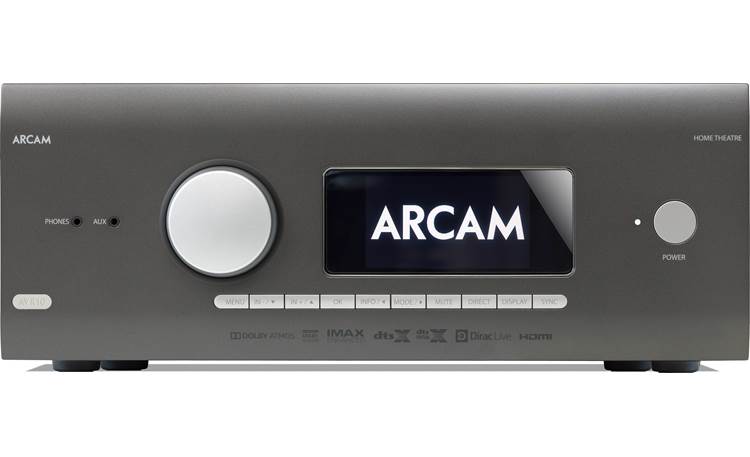 Arcam AVR10 7.2-channel receiver AVR10 Stunning Realism, Immersive Sound The AVR10 is a high-performance audio/visual receiver that delivers stunning realism for the ultimate home cinema experience. With an impressive 12-channel surround solution and featuring all the latest CODECs from Dolby, DTS, Auro-3D and IMAX Enhanced.