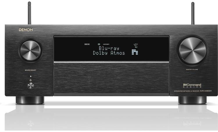 Some music and video enthusiasts think you can't get true-to-life music quality along with a realistic theater experience from a single receiver. Denon's AVR-X4800H shows that you can. Nine channels of robust amplification and high-rez audio processing, this surround sound powerhouse gives you the best of both worlds.
