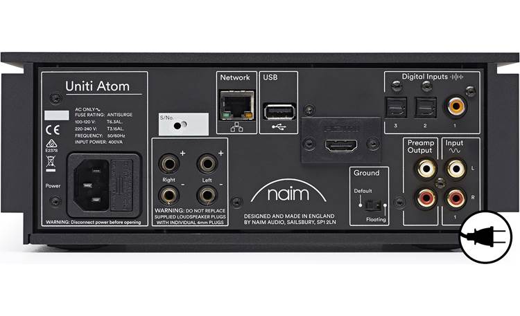 Naim Uniti Atom Compact All-In-One Integrated Amplifier and Music Player