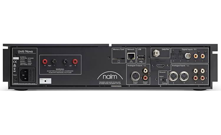 Naim Uniti Nova All-in-One Player rear